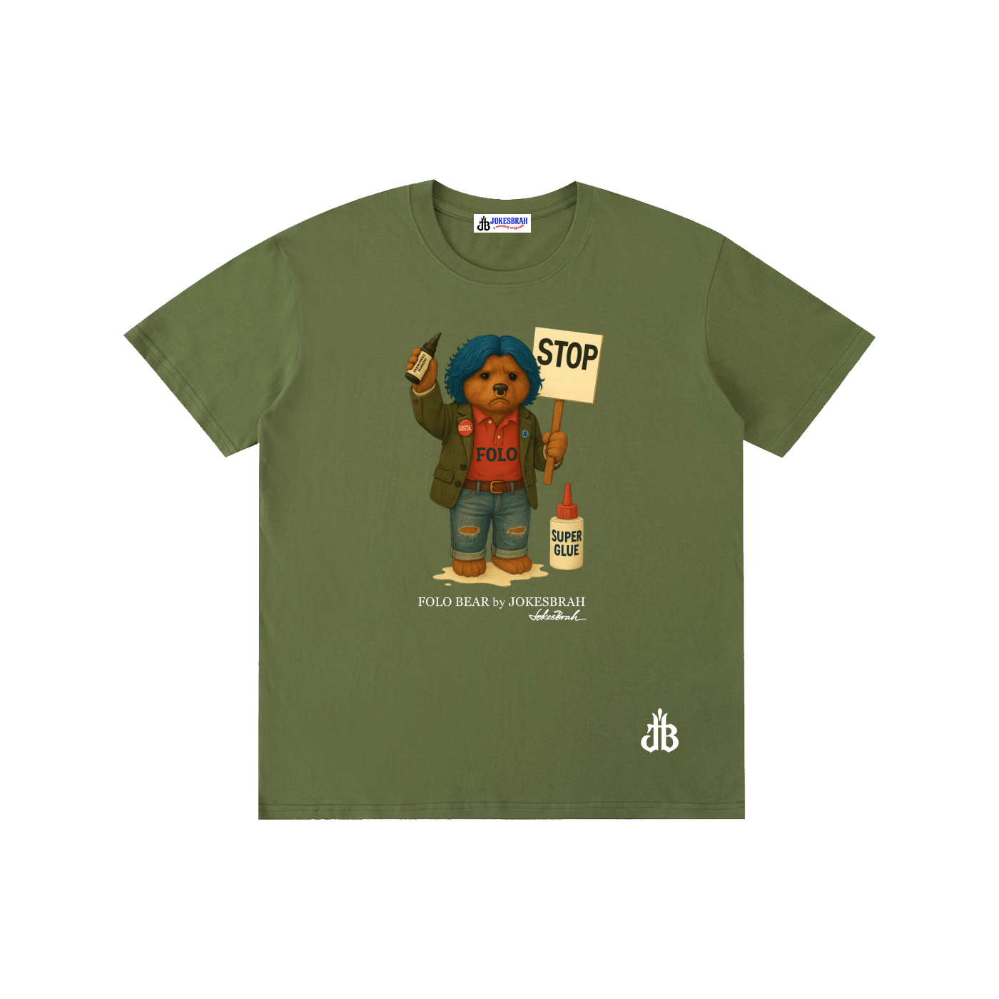 Folo bear Protester T shirt