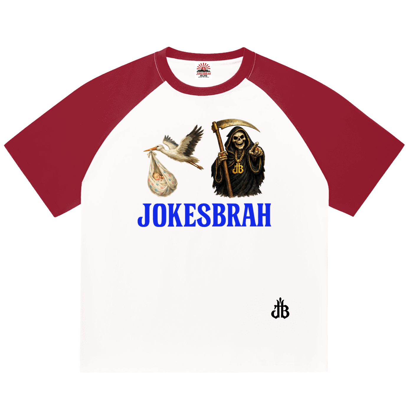 Progress of life raglan T shirt