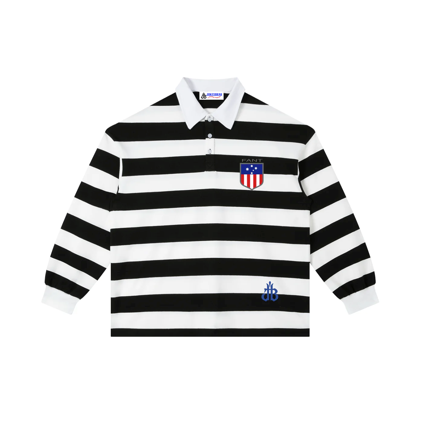 Fant stripy rugby polo