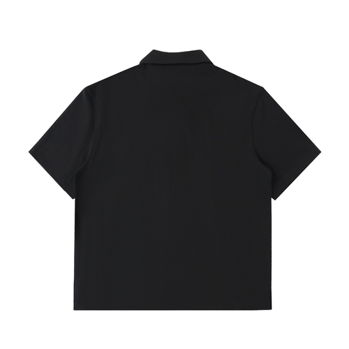 Facoste F*** off half zip polo T shirt
