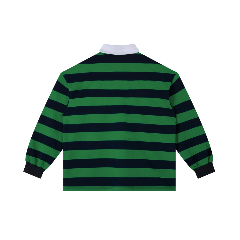 Folo coat of arms rugby polo stripy