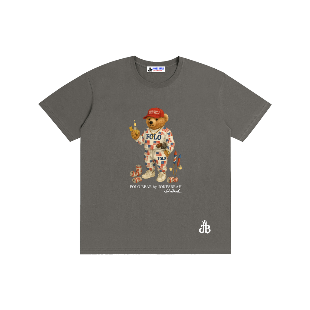 Folo bear USA T shirt