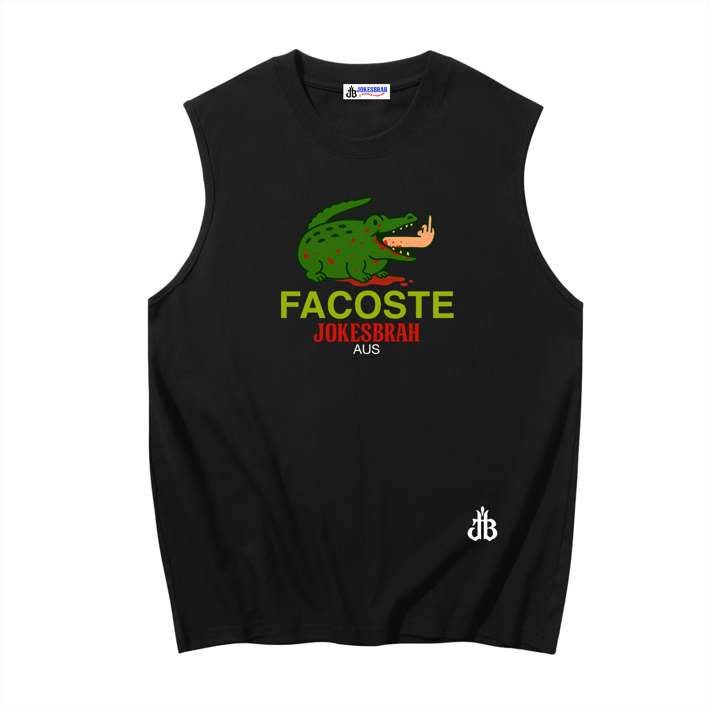 Facoste F*** off mid logo Tank