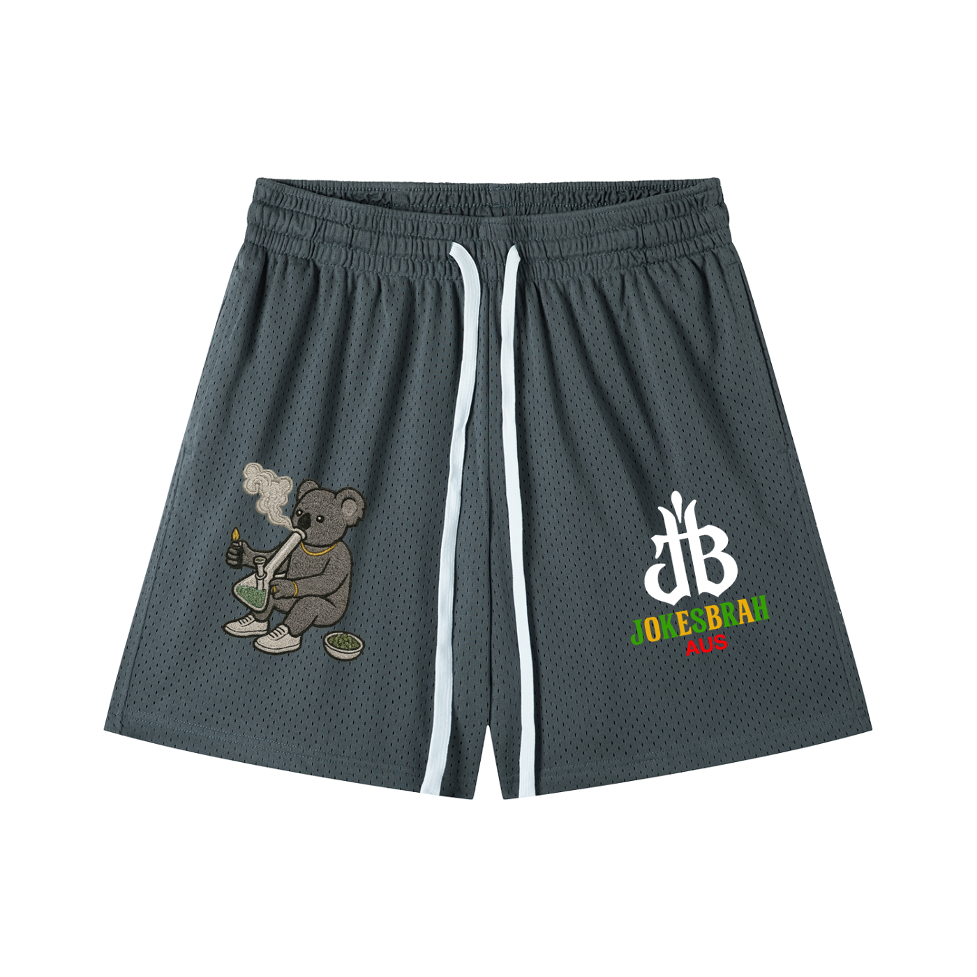 AUS koala bear baked printed embroidery  jersey shorts