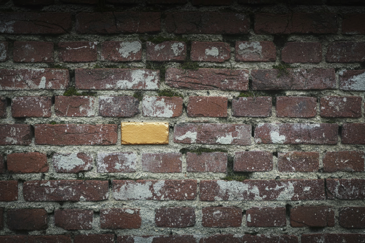 Old brick wall texture for Jokesbrah Clothing